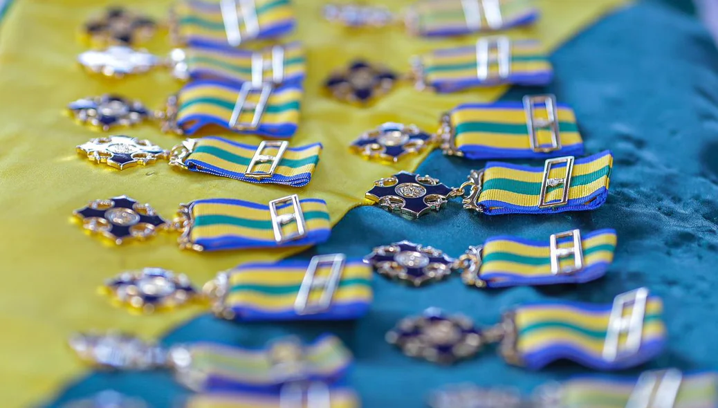 Medalhas entregues aos Militares