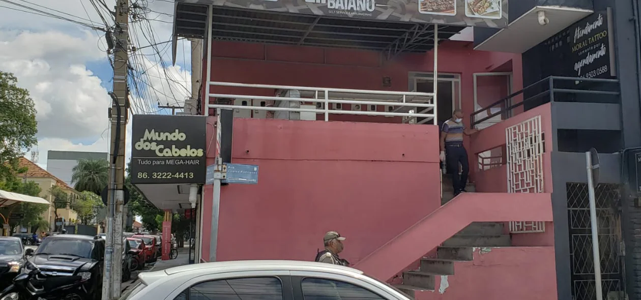 Local onde o vigilante foi encontrado