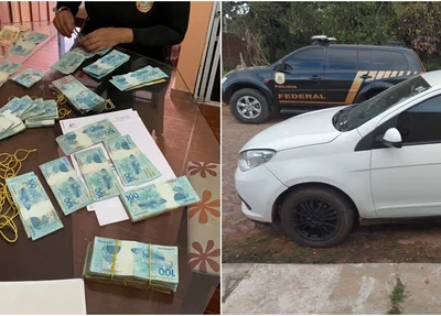 PF apreendeu carro e dinheiro de quadrilha que fraudava INSS
