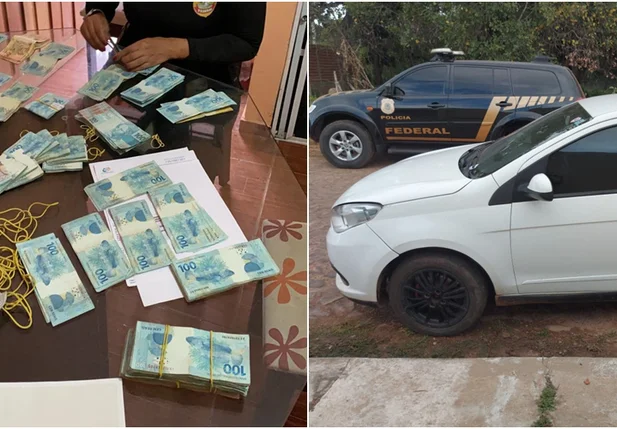 PF apreendeu carro e dinheiro de quadrilha que fraudava INSS