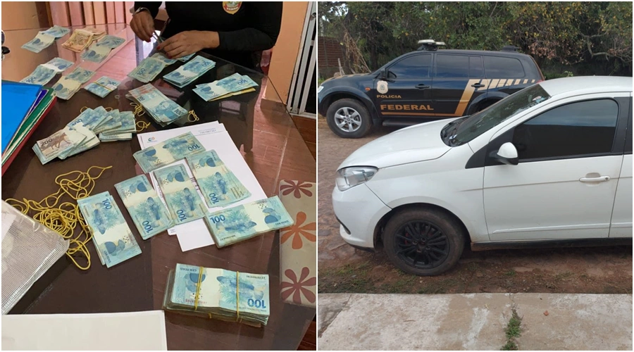 PF apreendeu carro e dinheiro de quadrilha que fraudava INSS