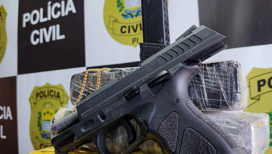 Pistola 9mm apreendida