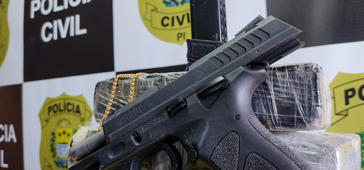 Pistola 9mm apreendida