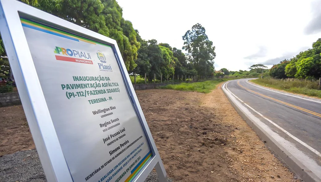 Placa da obra