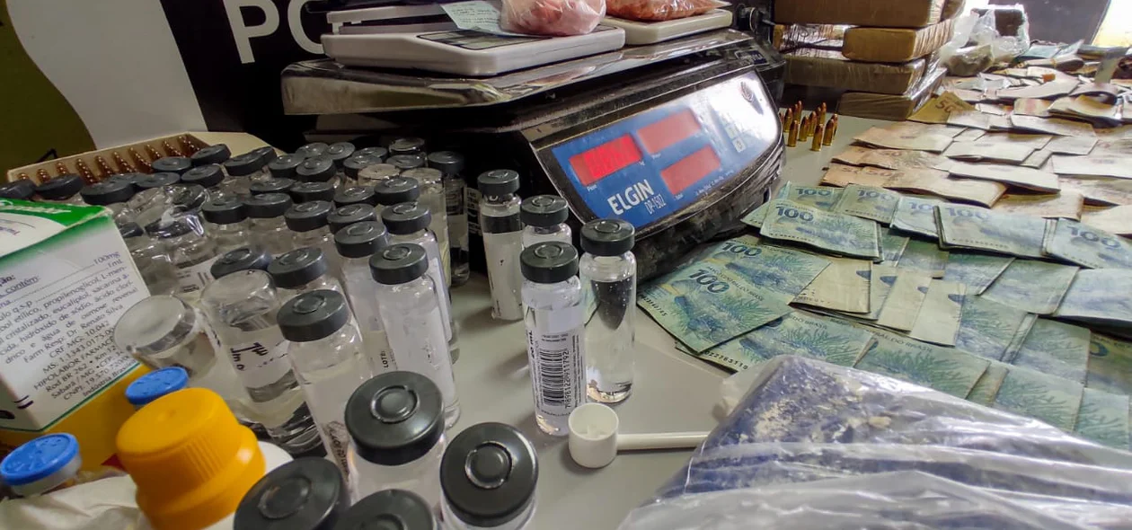 Polícia desarticula laboratório de drogas
