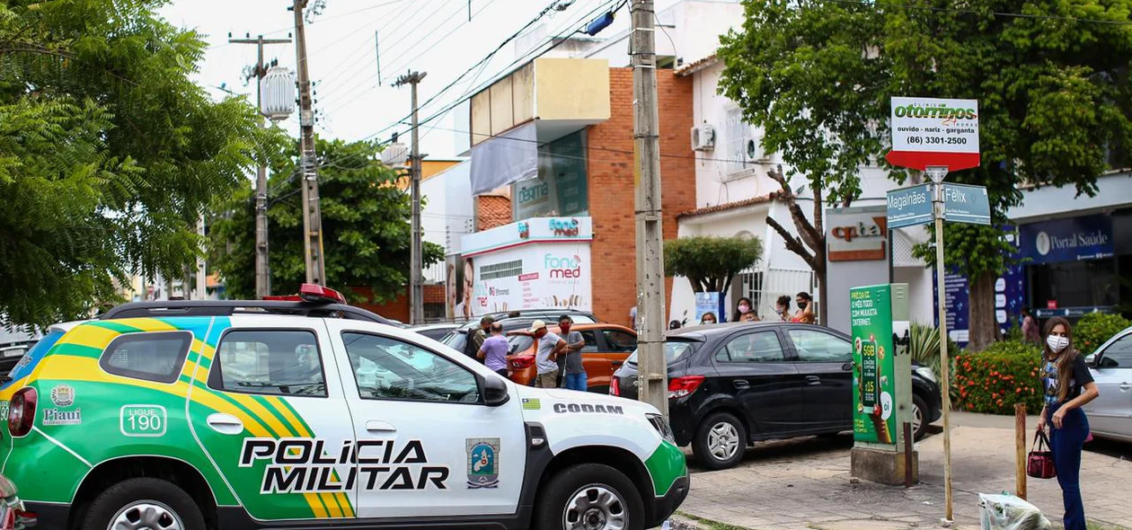 Policiais do 1º BPM isolaram a área
