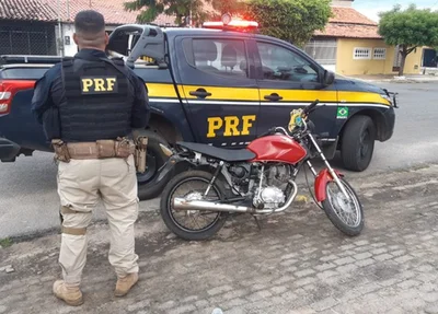 PRF recupera veículo na BR 343