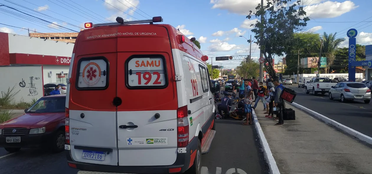 Samu foi ao local do acidente