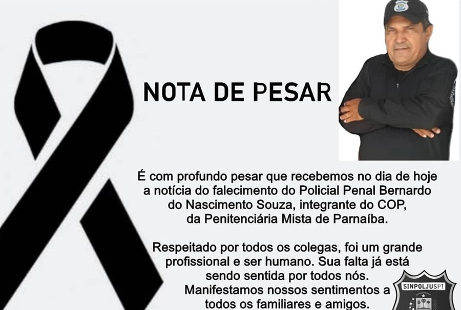 Sinpoljuspi lamenta morte de policial penal vítima da covid-19