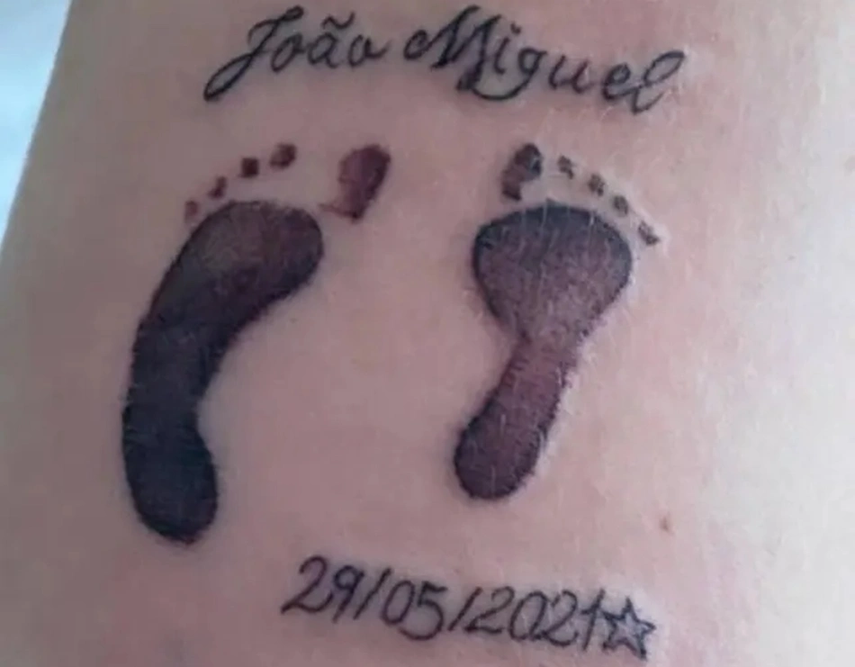 Tatuagem em homenagem ao filho de Whindersson Nunes