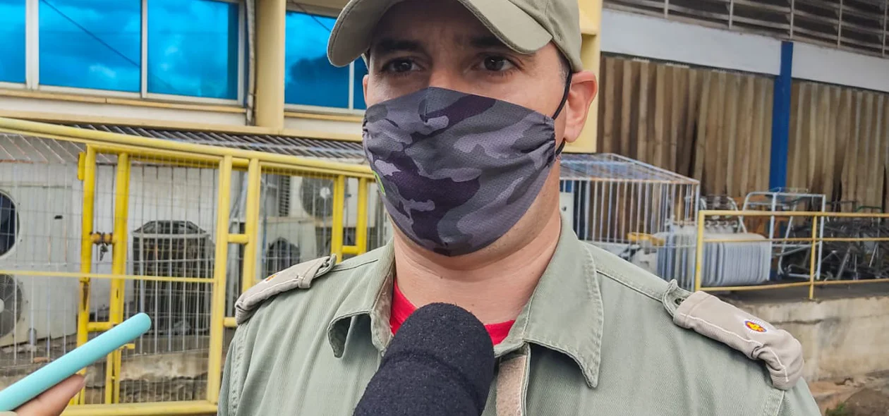 Tenente Gabriel Mendes, do Corpo de Bombeiros