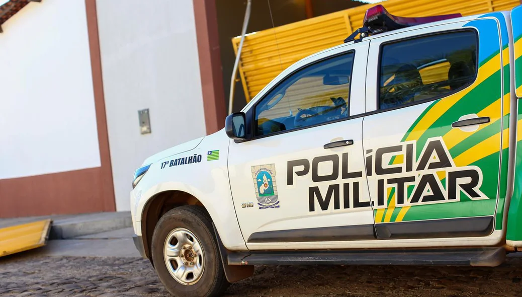 Veículo apreendido pela Polícia Militar