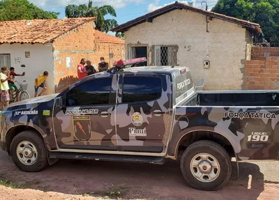 Viatura da Força Tática do 13º Batalhão da Polícia Militar do Piauí