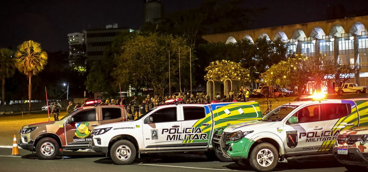 Viaturas da Polícia militar