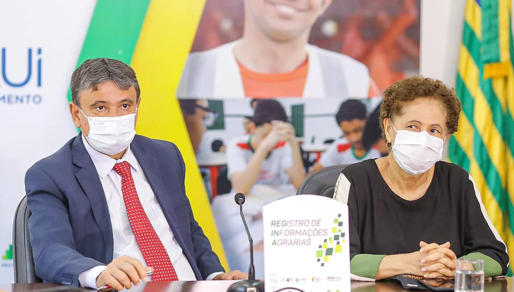 Wellington Dias e Regina Sousa