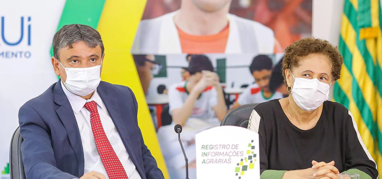 Wellington Dias e Regina Sousa
