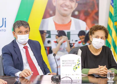 Wellington Dias e Regina Sousa