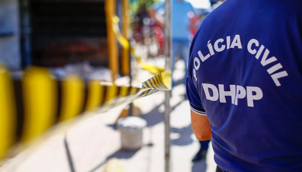 A investigação do DHPP foi ao local