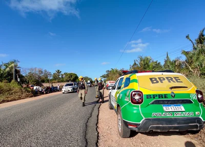 Acidente entre motos na PI 130 em Teresina