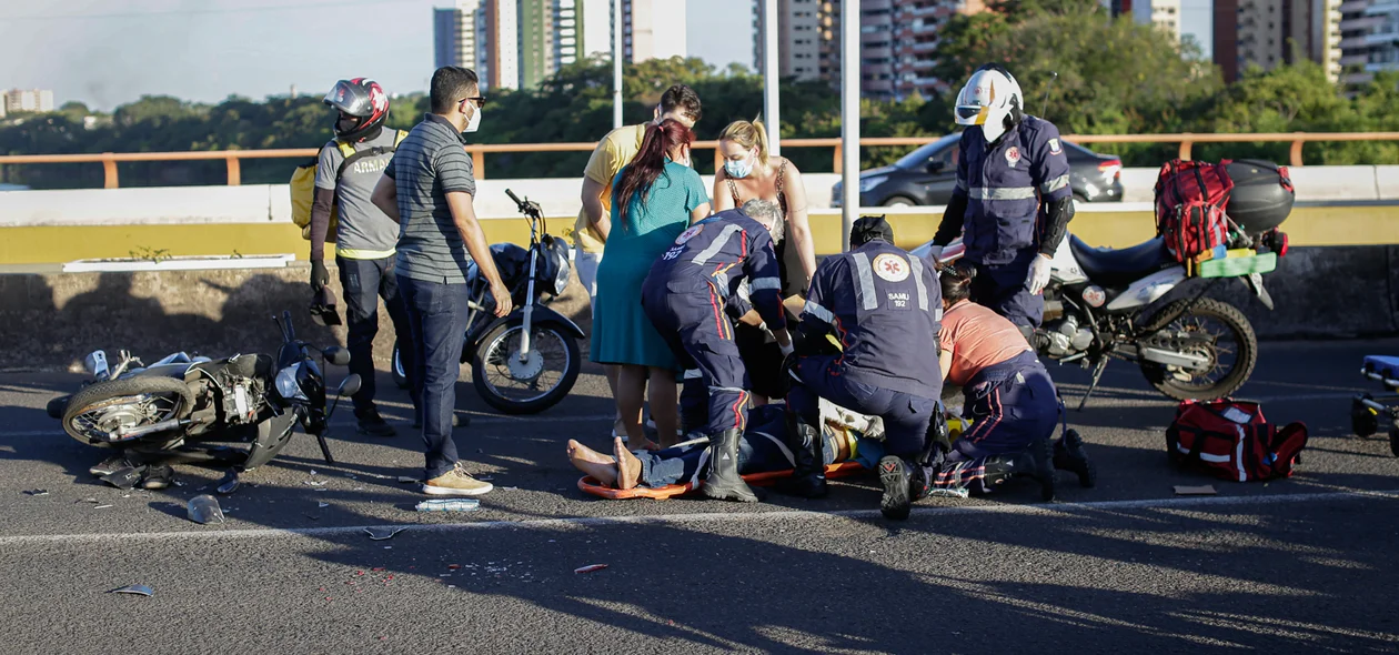 Acidente na ponte Jk