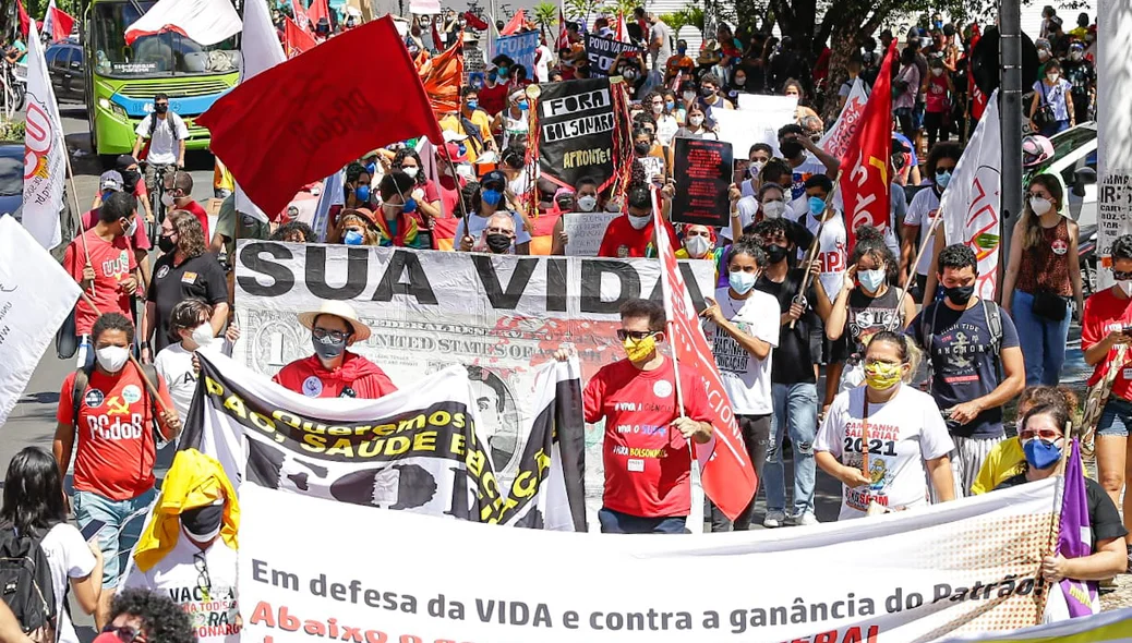 Ato ocorreu no centro de Teresina neste sábado