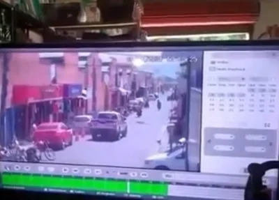 Câmera flagra cliclista sendo atropelado por viatura da Guarda Municipal de Teresina