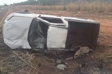 Carro que as vítimas estavam