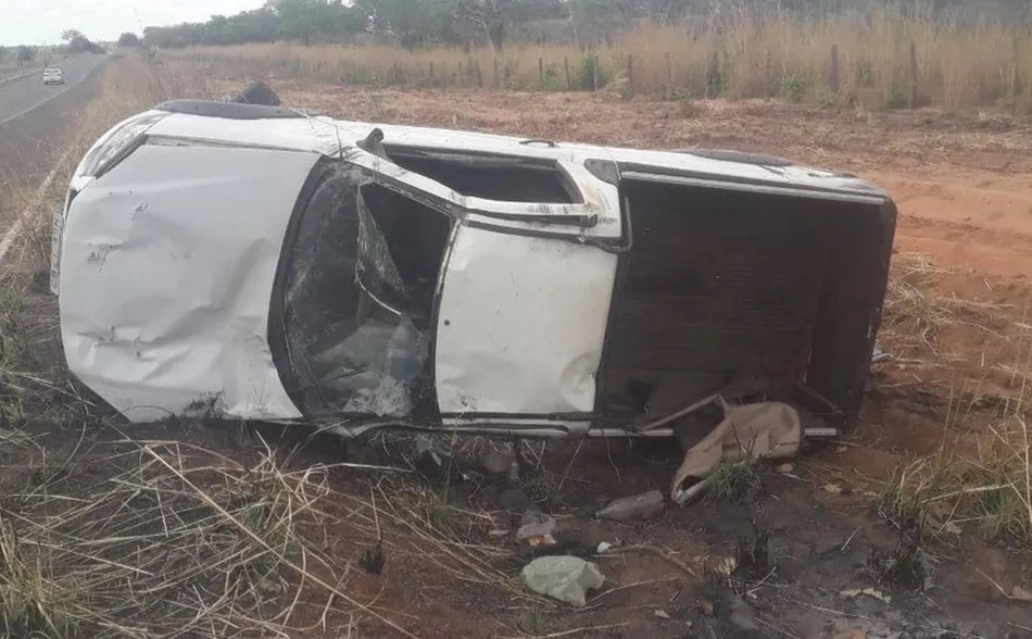 Carro que as vítimas estavam