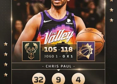 Chris Paul, cestinha na vitória do Suns sobre os Bucks