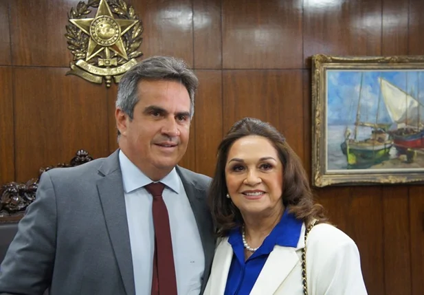 Ciro Nogueira e a senadora Eliane Nogueira