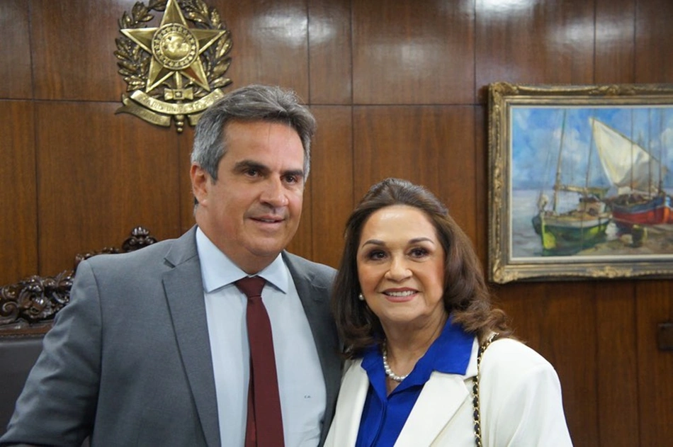 Ciro Nogueira e a senadora Eliane Nogueira