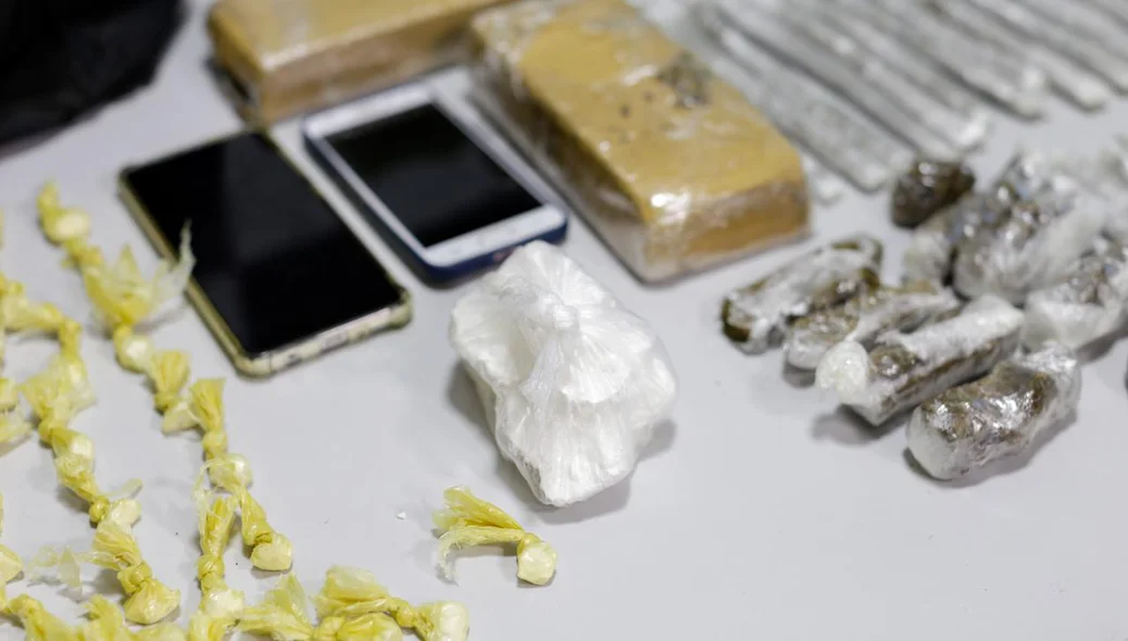 Cocaína apreendida