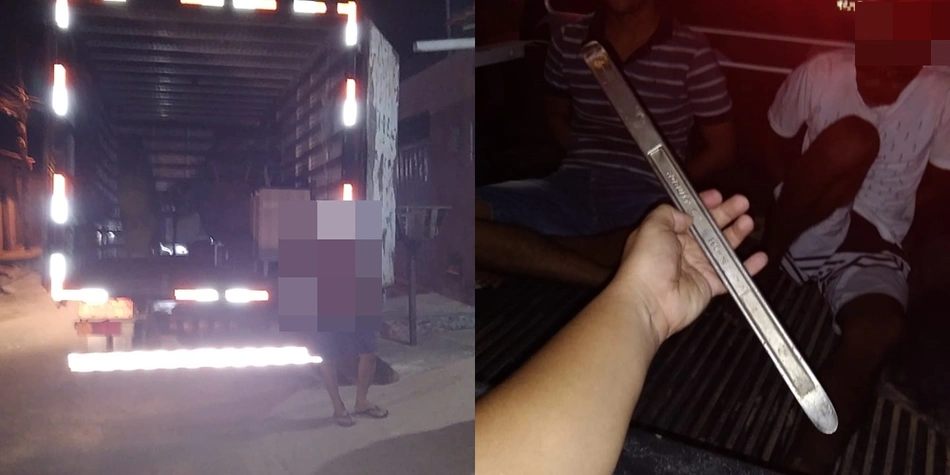 Criminosos usaram pé de cabra para arrombar a casa no Porto Alegre