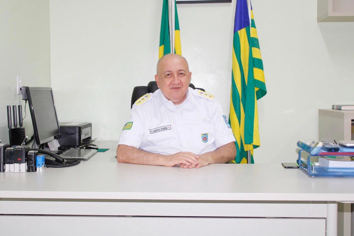 Diretor Geral do HPM tenente-coronel Marcos Rogério