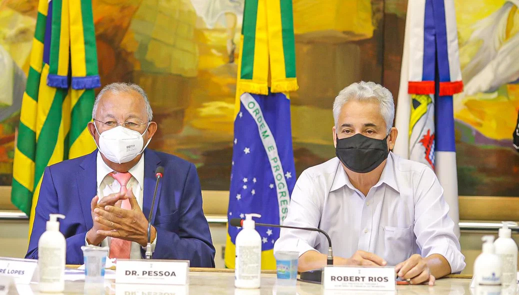 Dr. Pessoa e Robert Rios