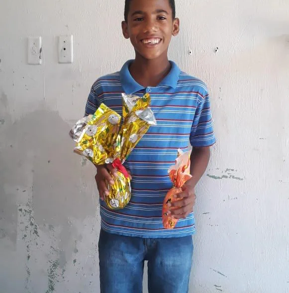 Entrega de ovos da páscoa