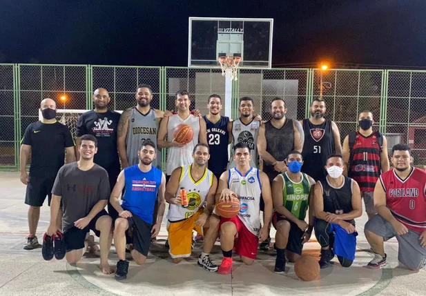 Equipe do Bendito Basquete, uma das organizadoras da Copa Cidade de Teresina