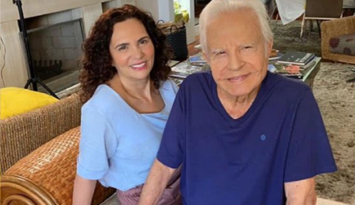 Fátima Sampaio e Cid Moreira