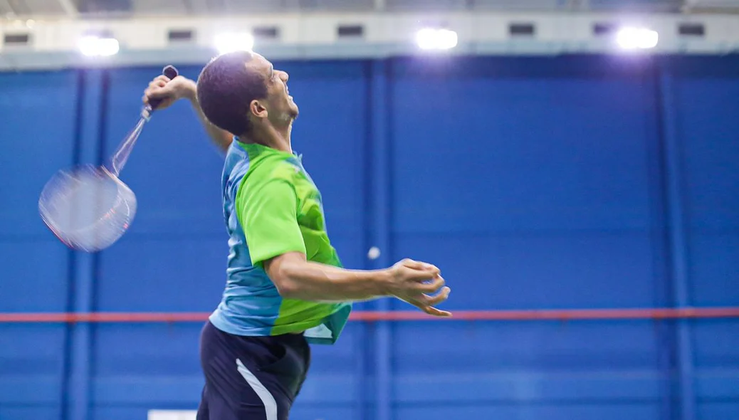Francicleiton Silva, atleta da Seleção Brasileira de Badminton