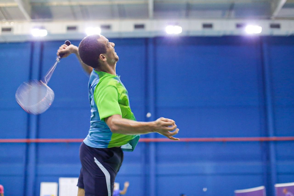 Francicleiton Silva, atleta da Seleção Brasileira de Badminton