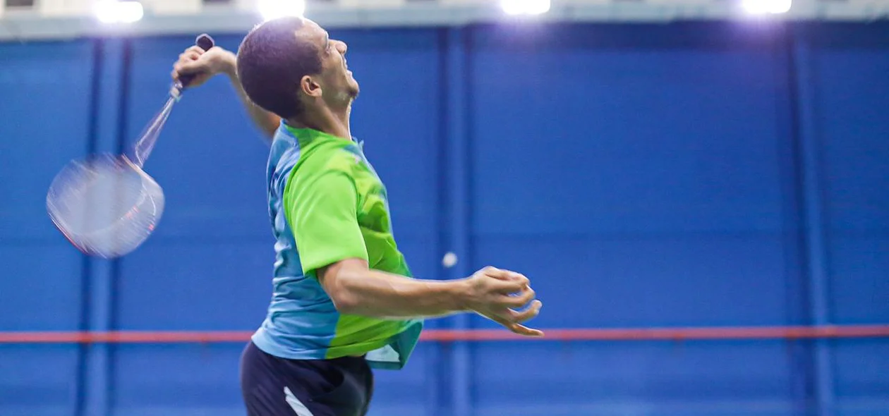 Francicleiton Silva, atleta da Seleção Brasileira de Badminton