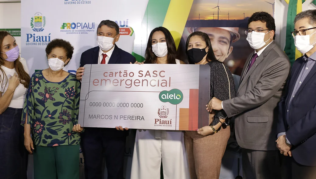 Governador Wellington Dias lança Cartão Sasc Emergencial