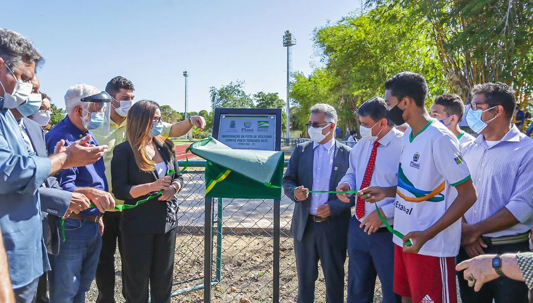 Inauguração da Pista de Atletismo