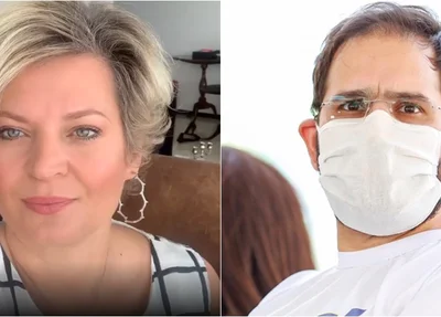 Joice Hasselmann e Daniel França