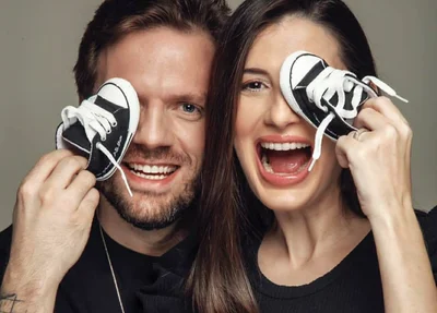 Kiki Freitas e esposo Felipe Gomes