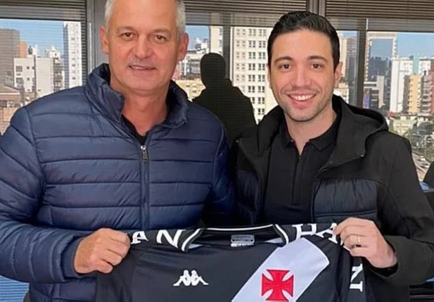 Lisca com o diretor executivo Alexandre Pássaro