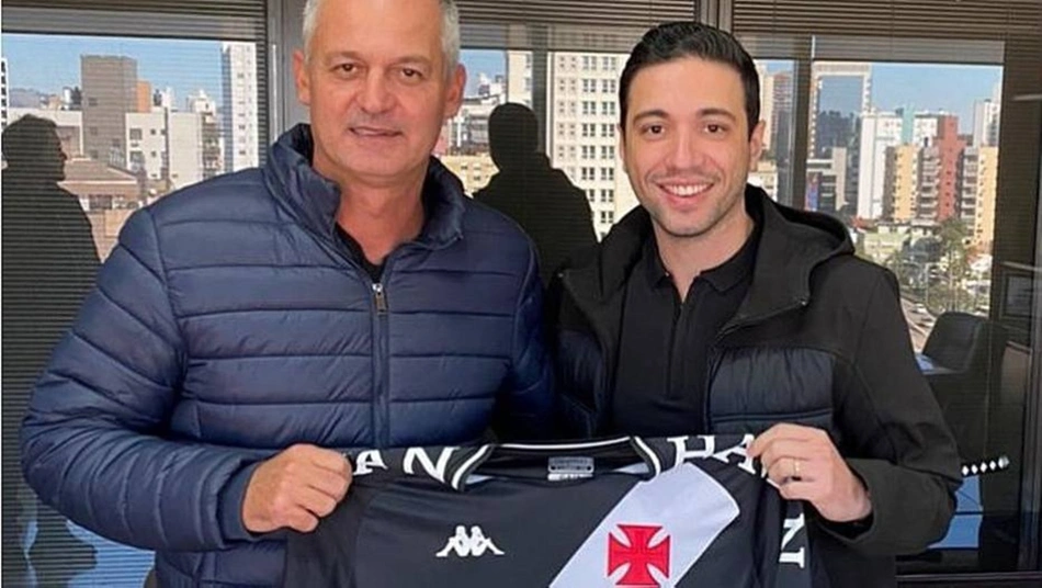 Lisca com o diretor executivo Alexandre Pássaro