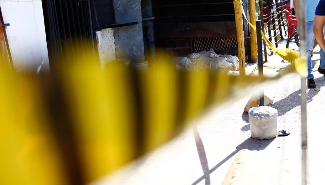 Local onde a vítima foi assassinada