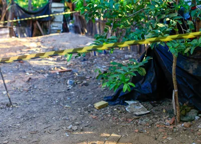 Local onde a vítima foi executada