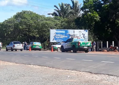 Local onde o bandido morreu